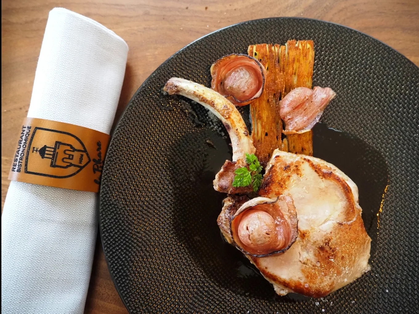 Assiette bistronomique du restaurant